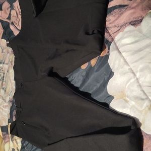 Black yoga dress pants